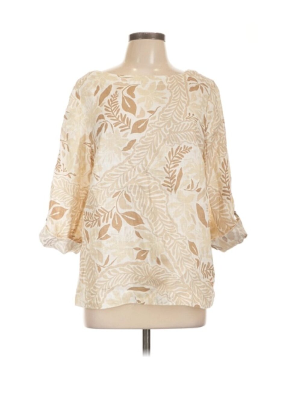 Charter Club Size L Linen Blouse